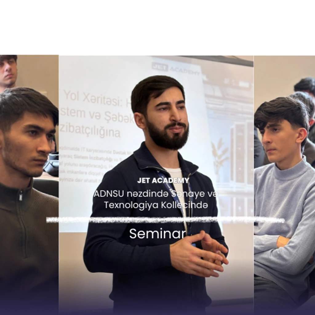 ADNSU Sənaye və Texnologiya Kollecində “IT Mütəxəssisin Yol Xəritəsi” adlı seminar keçirildi