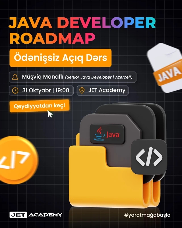 Java Developer Roadmap – Ödənişsiz Açıq Dərs