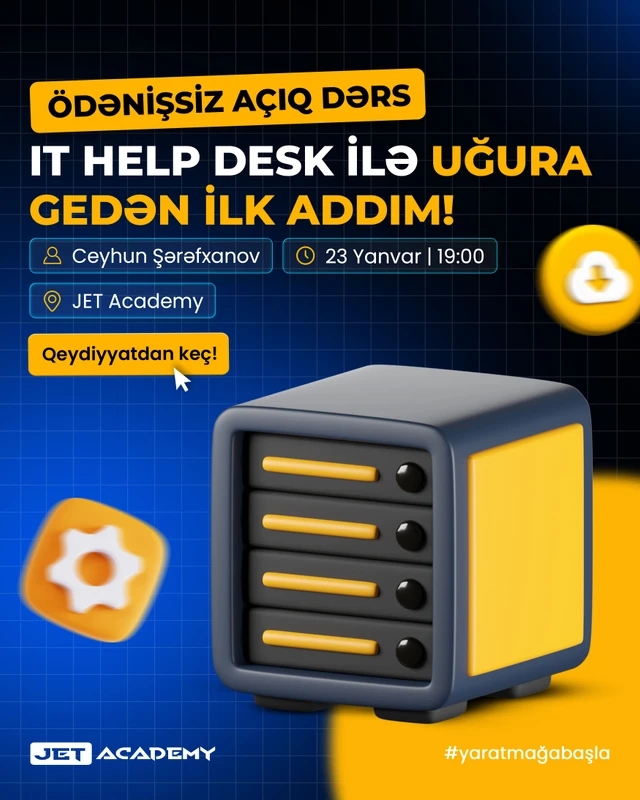IT Help Desk üzrə Ödənişsiz Açıq Dərs