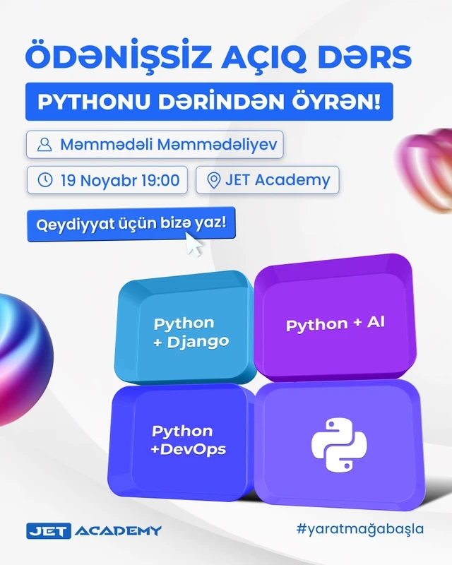 Python Developer Roadmap – Ödənişsiz Açıq Dərs