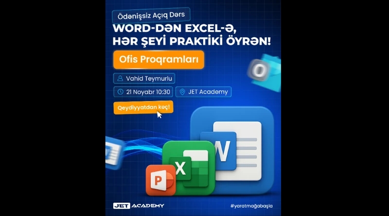 Ofis proqramlarını peşəkar səviyyədə mənimsəməyə hazırsan?