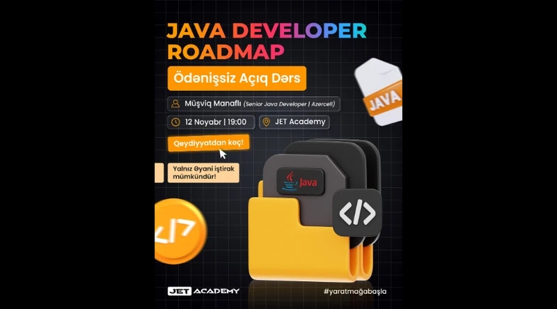 Java Developer Roadmap – Ödənişsiz Açıq Dərs