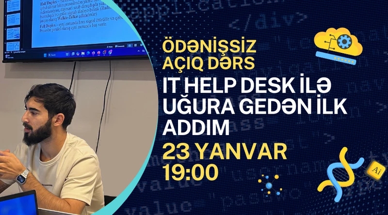 IT Help Desk üzrə Ödənişsiz Açıq Dərs