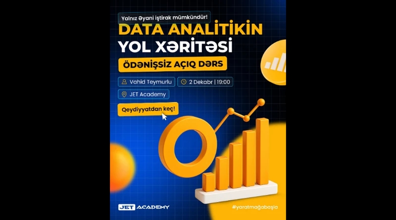 Data Analitikin Yol Xəritəsi – Ödənişsiz Açıq Dərs