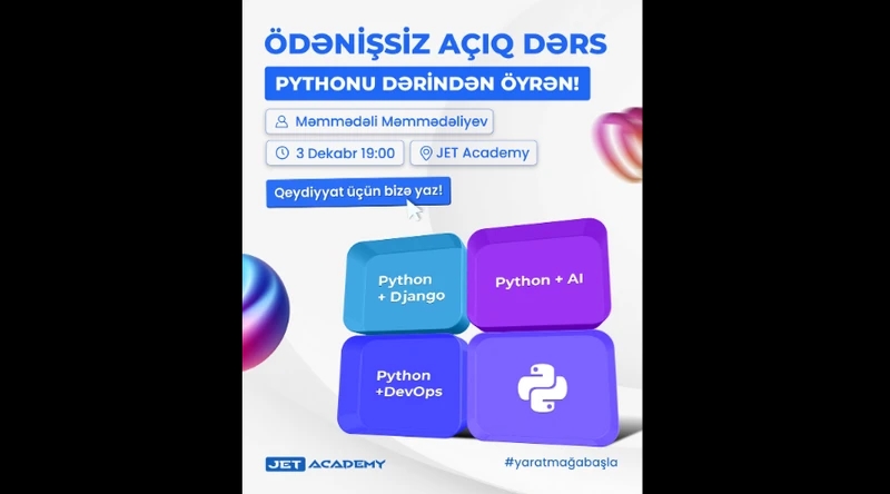 Python Developer Roadmap – Ödənişsiz Açıq Dərs