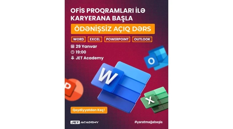 Ofis Proqramları üzrə Ödənişsiz Açıq Dərs