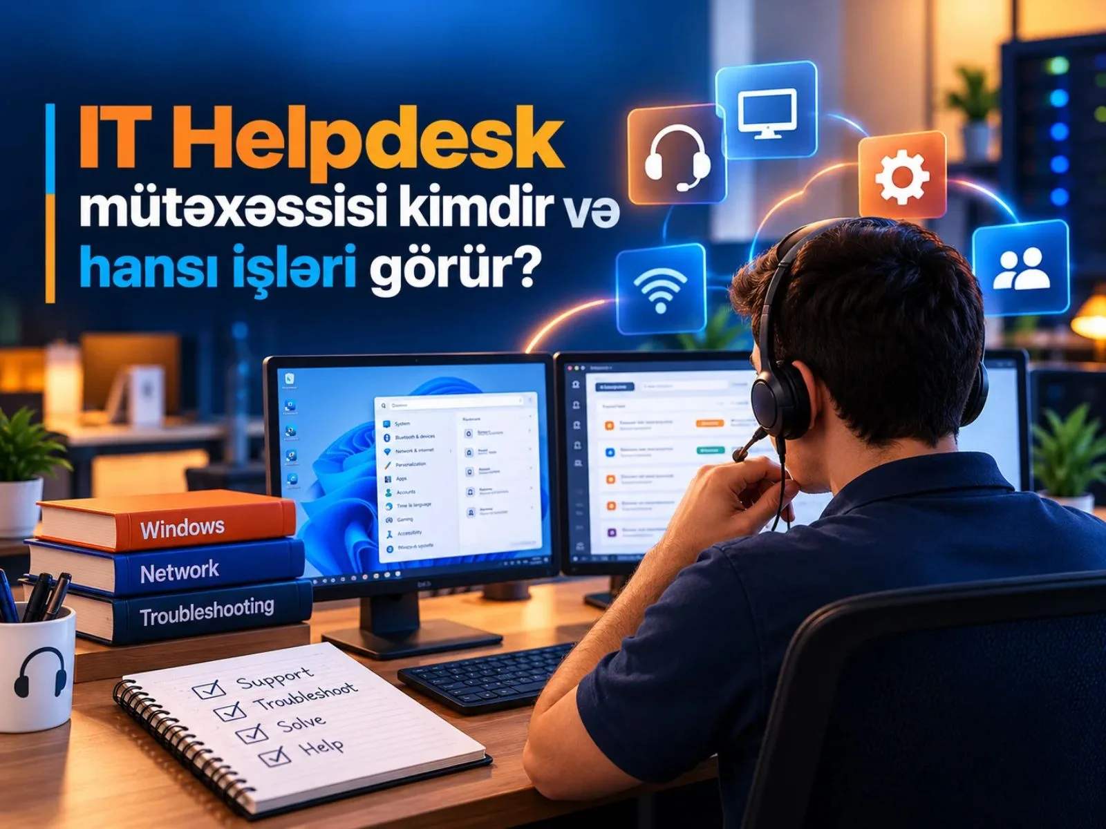 IT Help Desk mütəxəssisi kimdir və nə iş görür?